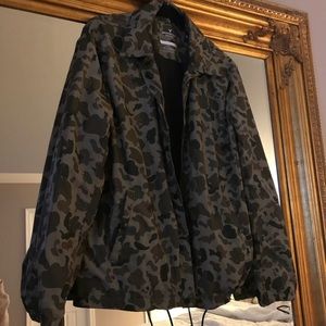 Camo windbreaker